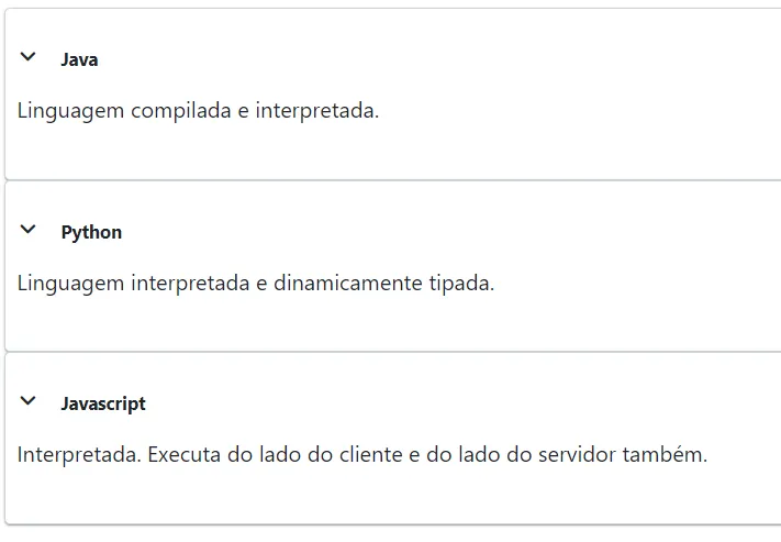 Os três cartões com menos espaço interno