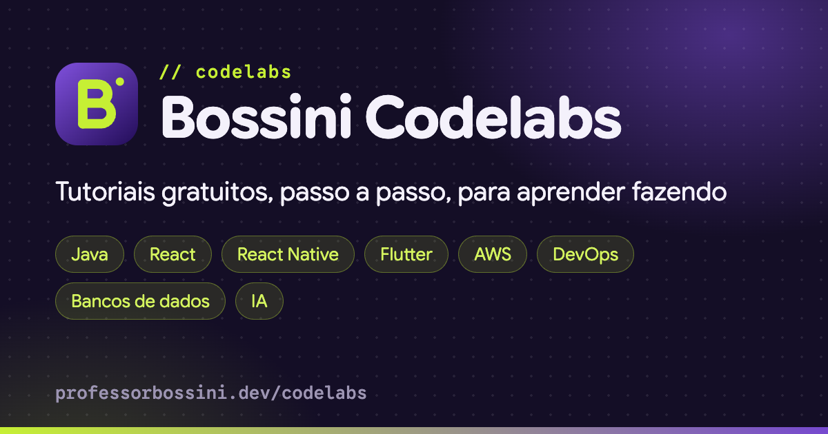 Bossini Codelabs · Rodrigo Bossini